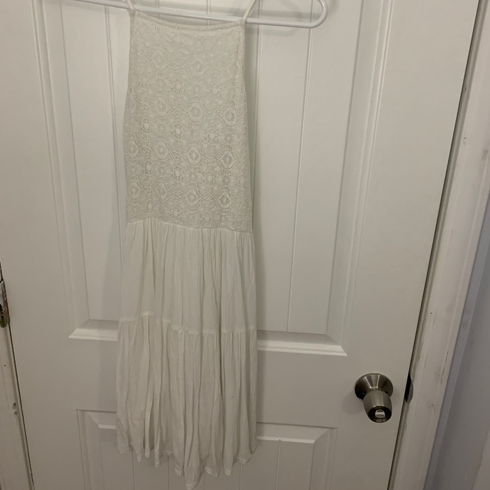 White Tank Dress w/ lace